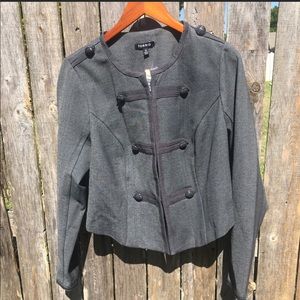 🆕 Torrid Cropped Military Style Jacket Sz0 (L)